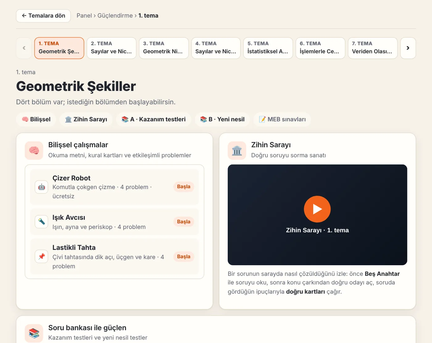 Güçlendirme tema sayfası